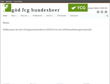 Tablet Screenshot of bundesheergewerkschaft.com